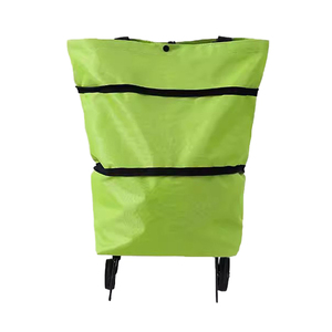 购物袋带轮袋子便携买菜小拉车可折叠拖轮女大容量清仓送长辈节庆