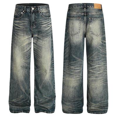 布老哥BlogK776猫须牛仔裤