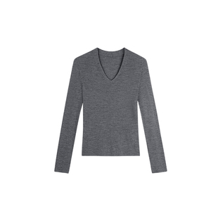 MANNALA丨“温线流原创”水波纹针织肌肤衣3D无缝V领内搭打底王