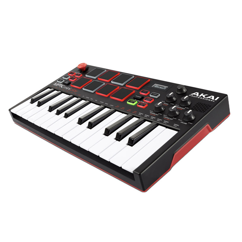 【键盘中国】AKAI MPK mini MK4/PLAY MIDI键盘送教程 电音打击垫