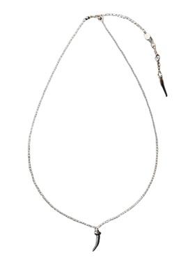 小灵角纯银吊坠锁骨链项链