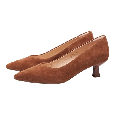 星期六优雅正装2026春款高跟鞋一脚蹬浅口细跟尖头单鞋SSE1111048