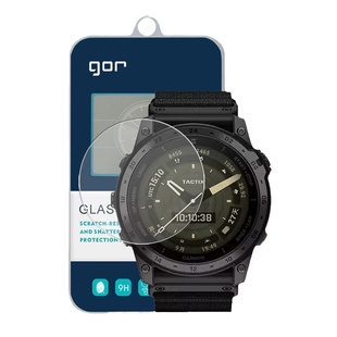 GOR适用佳明Tactix8手表透明Descent高清G2泰铁时Tactix7表盘51屏幕pro防AMOLED指纹47mm钢化玻璃保护硬贴膜