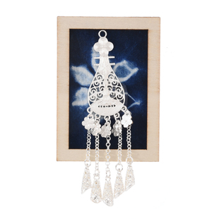 手工非遗扎染蜡染苗银文创冰箱贴千户苗寨贵州云南苗族特色纪念品