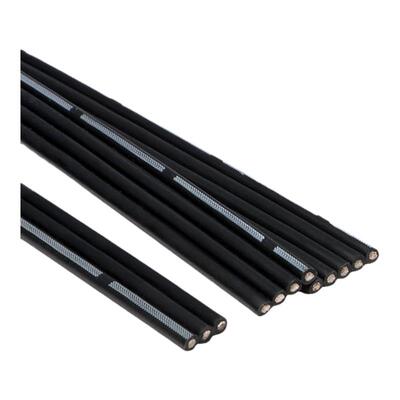 特软硅胶排线黑色连接多芯并线