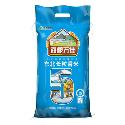 海粮万佳珍珠米10斤当季新米圆粒米东北大米当稻香米长粒香5kg