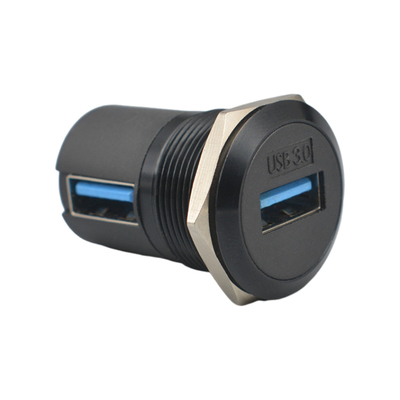 圆形弯头USB3.0模块圆孔连接器