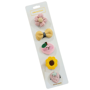 婴幼儿宝宝发夹不伤发胎毛发卡可爱超萌汗毛夹儿童头饰小女孩发饰