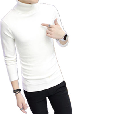 韩版修身加绒加厚打底衫高领毛衣