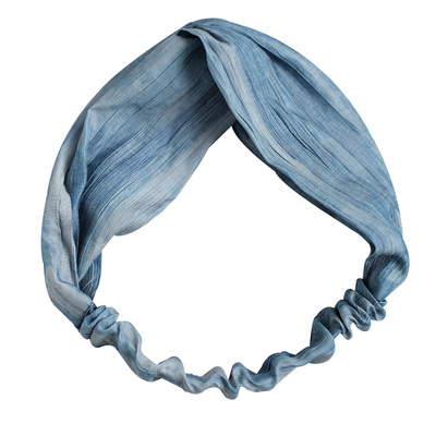 朴遇原创文艺森系蓝色松紧发带