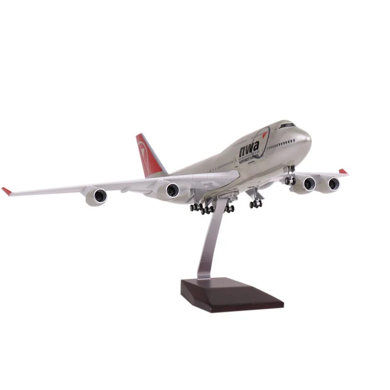 1150仿真747西北航空拼装模型