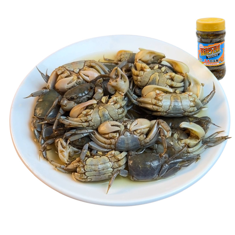 醉螃蜞陆龙兄弟3A白玉蟹朋友蟹蟹类制品