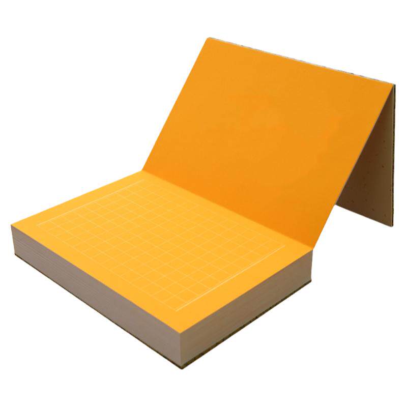 安徽空白方格大册页本蜡染宣纸加厚手抄本宋锦册页纯实木香樟木加厚卡纸写字本小楷半生熟仿古书法专用纸送礼