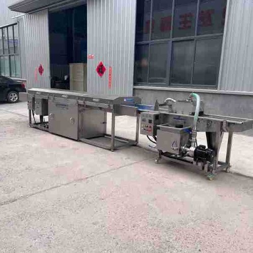 夹心饼干巧克力上浆机设备带加热巧克力涂层机甜品涂层冷却线设备