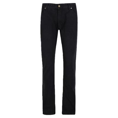 qtstudio黑色弯刀微喇牛仔裤男美式高街vibe风修身显瘦裤子夏季