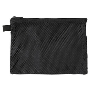 古朴家自制无印无logo双层可视网兜收纳袋 数据线手机轻便收纳包