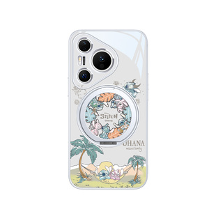 迪士尼适用华为mate80史迪仔手机壳磁吸带支架pura80pro+支点壳mate70pro高级感pura70ultra全包防摔mate60