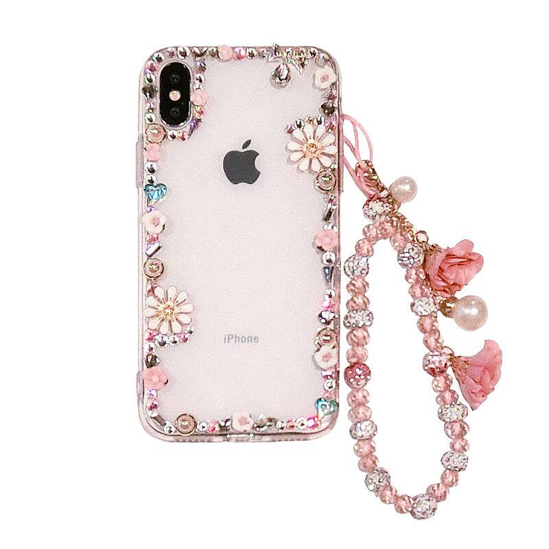 适用苹果17手机壳女款奢华16ProMax带水钻iphone14plus全包12软XS新15个性创意xr网红全包防摔13