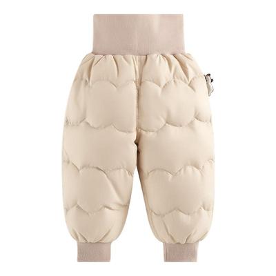 宝宝羽绒裤加厚90白鸭绒儿童长裤