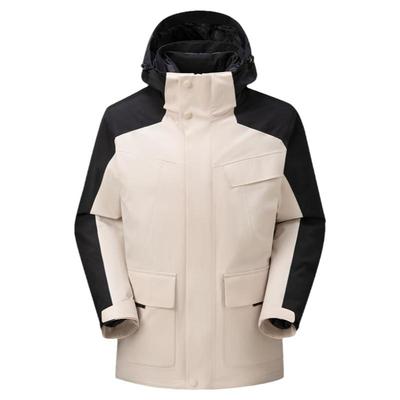 雪中飞户外暴雨防水三合一羽绒服
