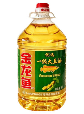 金龙鱼优选一级大豆油5L*4桶整箱装食用油烘焙健康炒菜精选原香