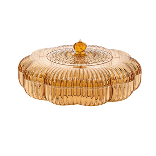 干果盘家用新款糖果盒轻奢高档客厅茶几新年零食瓜子摆放盘收纳盒