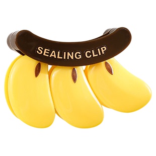 香蕉封口夹冰箱磁吸密封夹零食品袋防潮保鲜夹厨房食物调料袋夹子