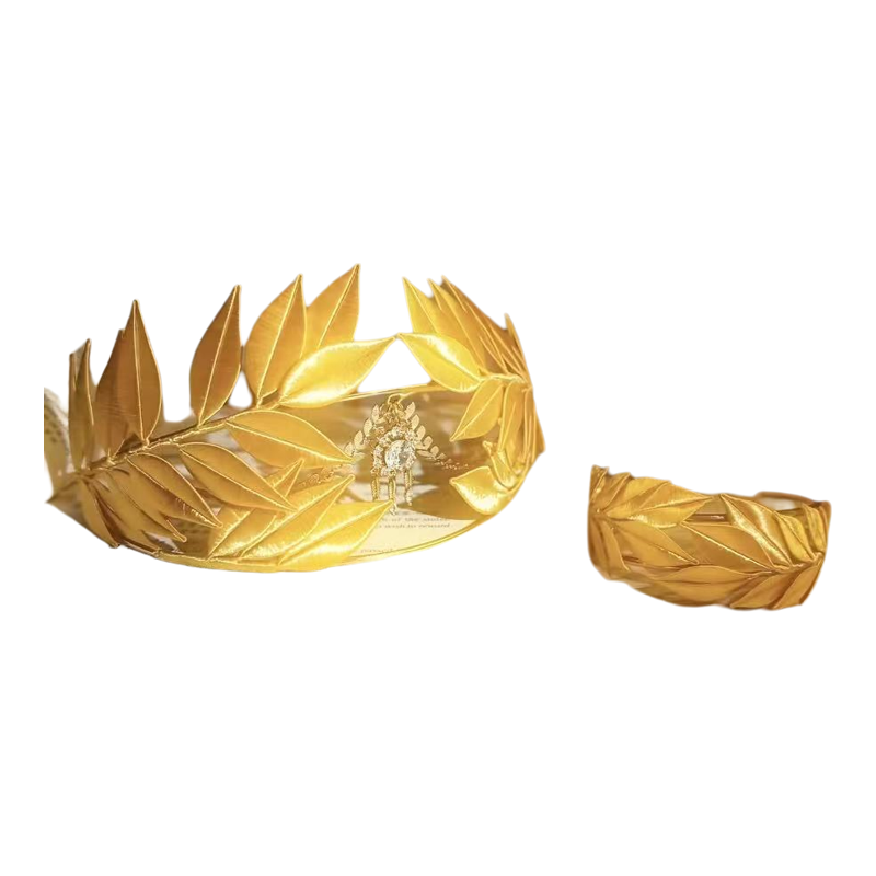缠花桂冠diy材料包高级皇冠成品