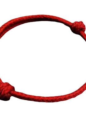 本命年红绳手链简单大方脚链