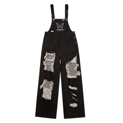 UNIFREE水洗高腰牛仔裤