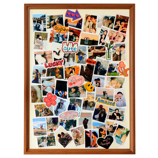 创意相框照片定制diy情侣手工拍立得纪念打印画框情人节生日礼物