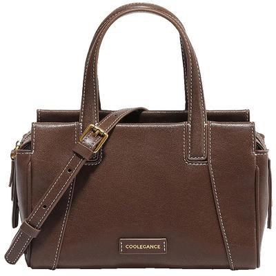 百丽包包女25新商场款植鞣牛皮通勤质感斜挎保龄球手提包BL823BX5