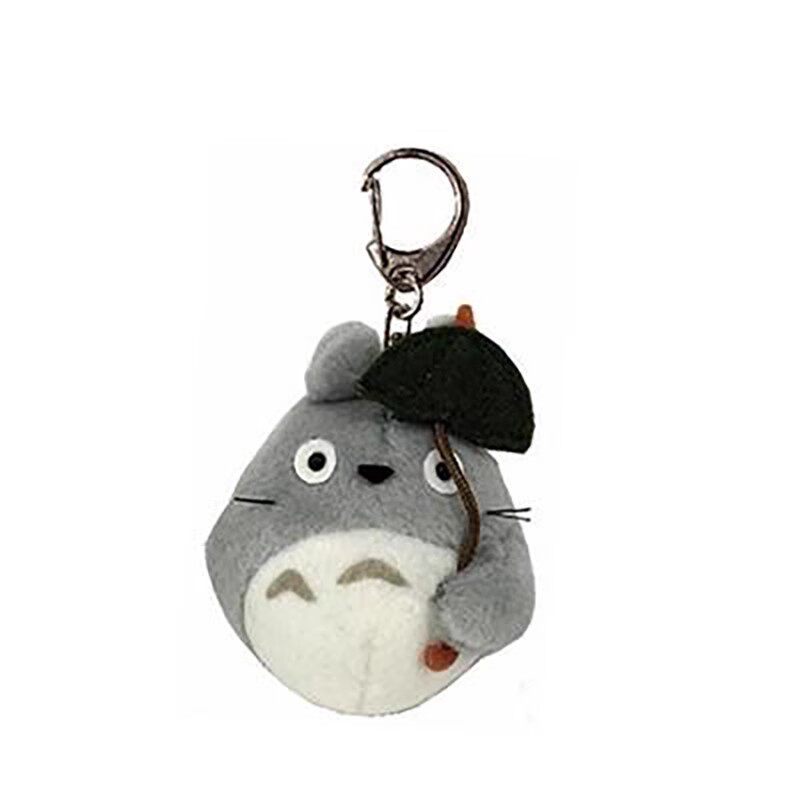 日本totoro宫崎骏正版雨伞龙猫公仔玩偶毛绒小挂件包包挂件小挂饰