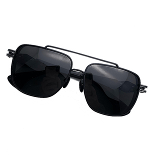 简丹时尚防紫外线护目太阳镜男女复古大脸双梁显瘦墨镜总宽160mm