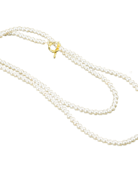 珍珠毛衣链施家配饰ins