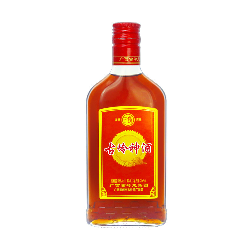 古岭神酒35度252ml瓶装酒养生配制酒