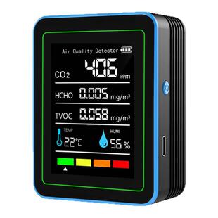 5合1二氧化碳检测仪新房装修甲醛检测TVOC家用室内外温湿度计CO2