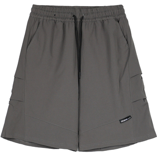 男款夏装短裤夏季薄款2025新款五分裤子宽松运动休闲沙滩篮球中裤