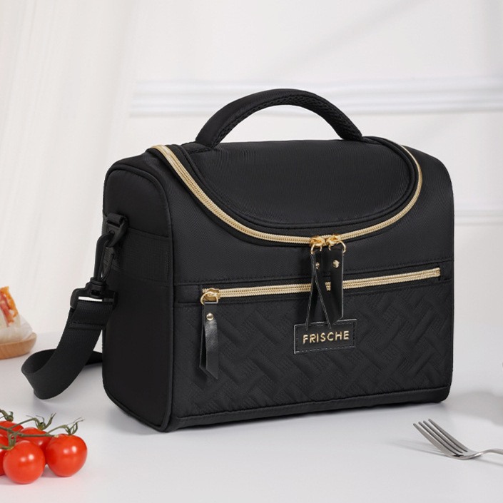 蓓恋高颜值手提打包带野餐饭批发午餐便当保温包跨境上班包袋饭盒