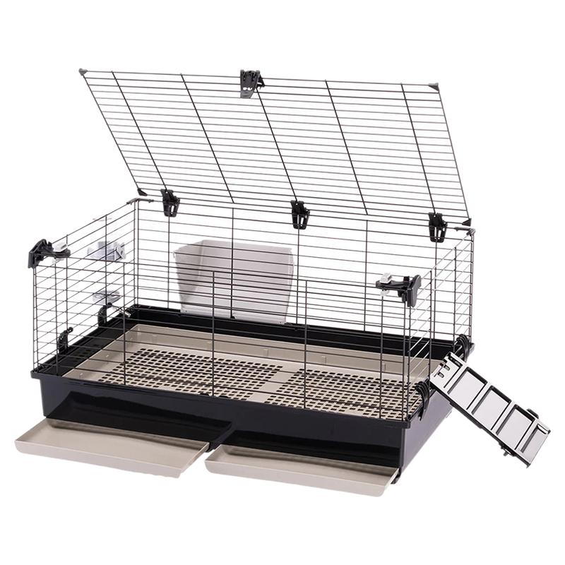 飞宝兔笼子豚鼠笼荷兰猪抽屉底网