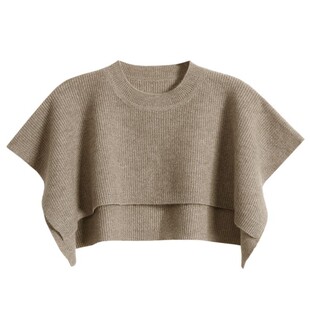 APCSHOP 春季新款百搭针织套头衫披肩外搭夏季羊绒护肩女短款