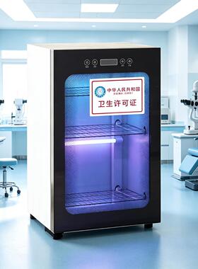 纹绣消毒烘干机柜热风箱双层机美发工具消迷你箱修脚器金属家用箱