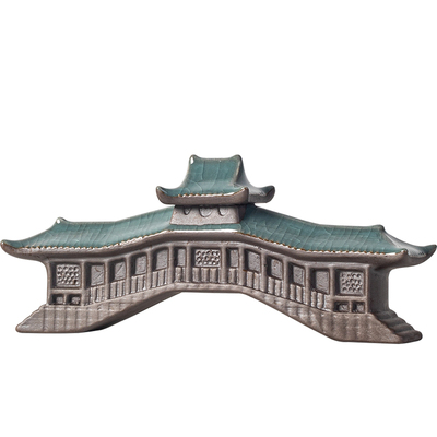 陶瓷古风微景观造景假山鱼缸摆件