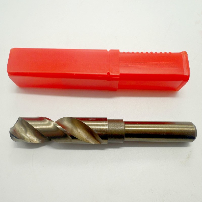 1/2小柄钻直柄 缩柄钻 烤黄M2高速钢开孔不锈钢用钢件13-50mm批发