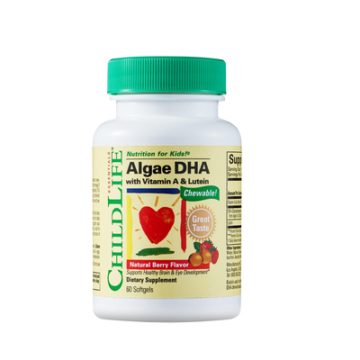 childlife童年时光DHA藻油胶囊婴幼儿专用记忆力儿童补脑鱼油增强