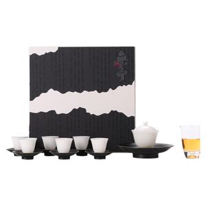 羊脂玉高档轻奢白瓷功夫茶具