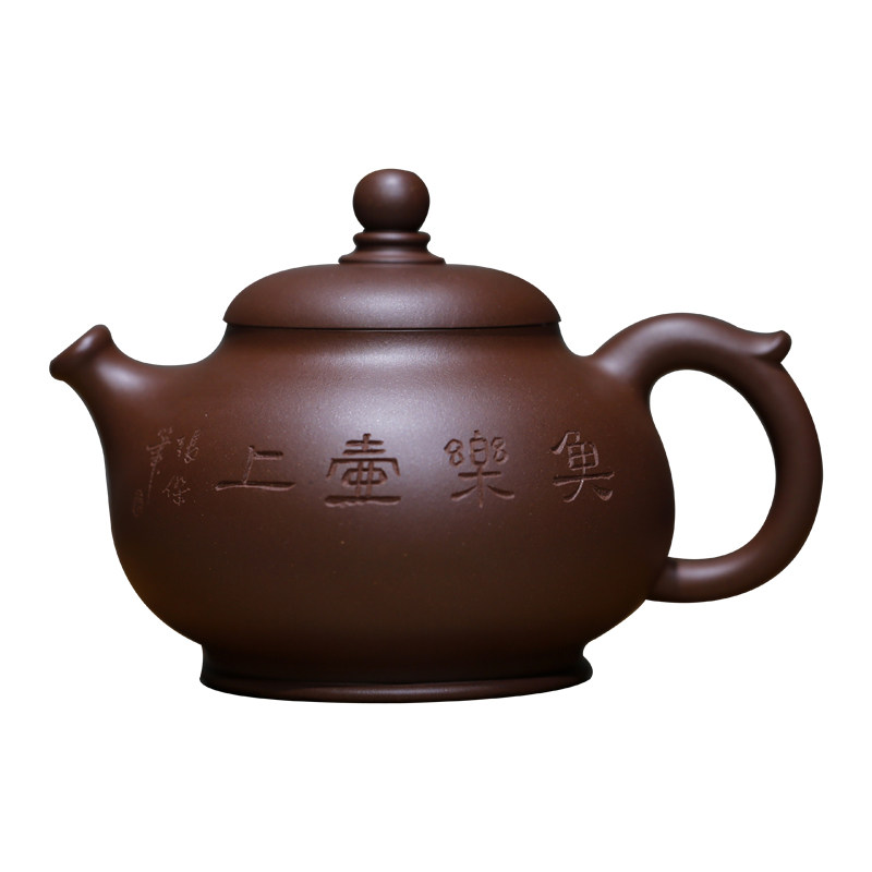 纯全手工刻绘底槽清宜兴紫砂壶