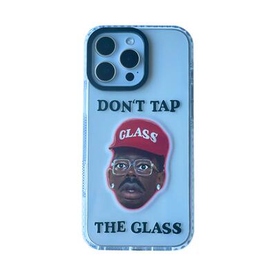 sideline原创don't tap the glass苹果iPhone17promax硅胶软壳tyler the creator嘻哈说唱情侣手机壳ip16