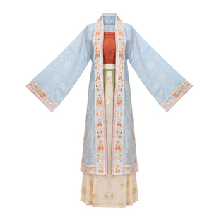 花朝记｜国丝汉服节｜期夕轻罗｜春夏复原｜宋制对襟衫宋抹百迭裙