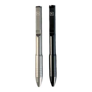 适应各种笔芯 美国进口 随身钛合金EDC口袋战术笔 Ti Pocket Pro